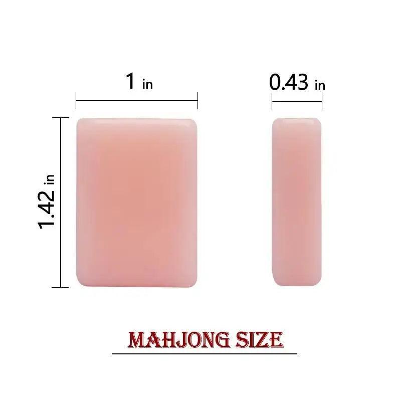 Pink Mini American Mahjong Set | 160 Portable Acrylic Tiles