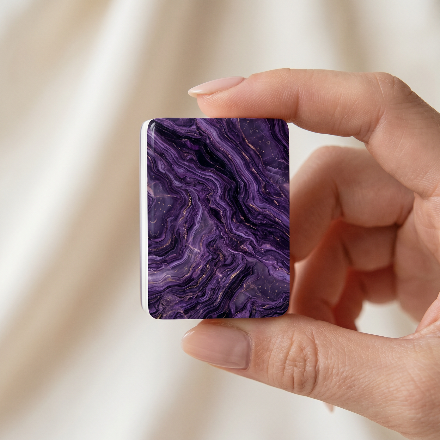 Amethyst Celestial Mahjong Tile Set | 166 Piece Purple Crystal Astrology Mahjong