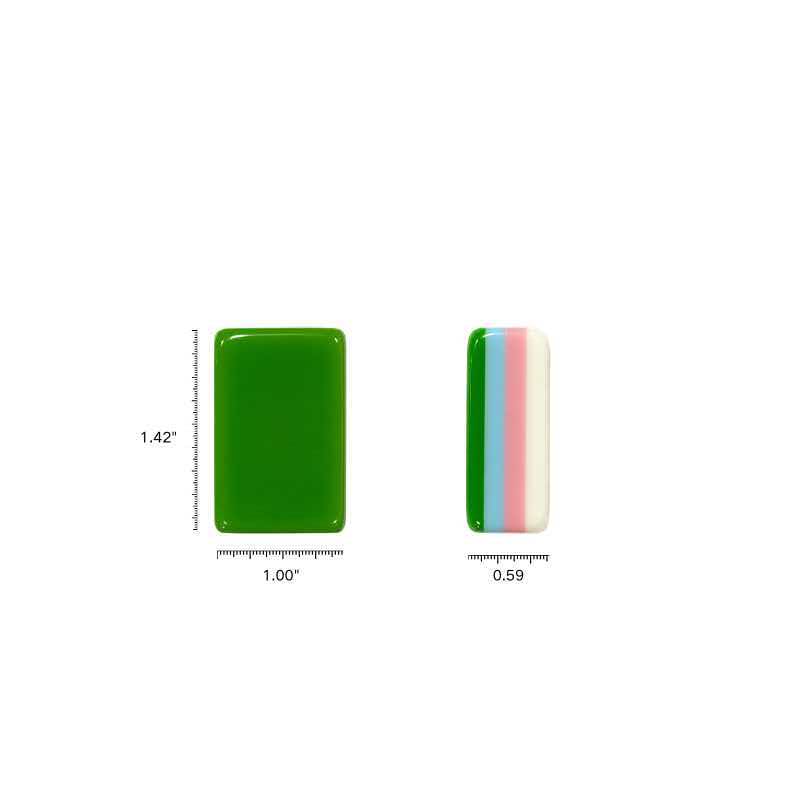 Evergreen Merriment Acrylic American Mahjong Tile Set | Lime Christmas Holiday 160 Tiles