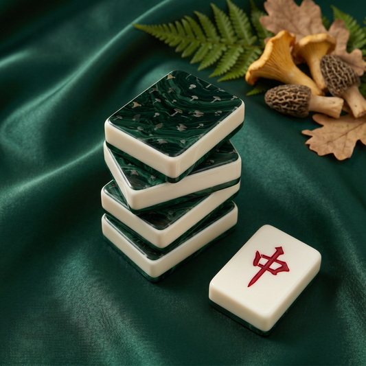 Forest Forager Mushroom Mahjong Tile Set | 166 Piece American Mahjong Cottagecore Gift