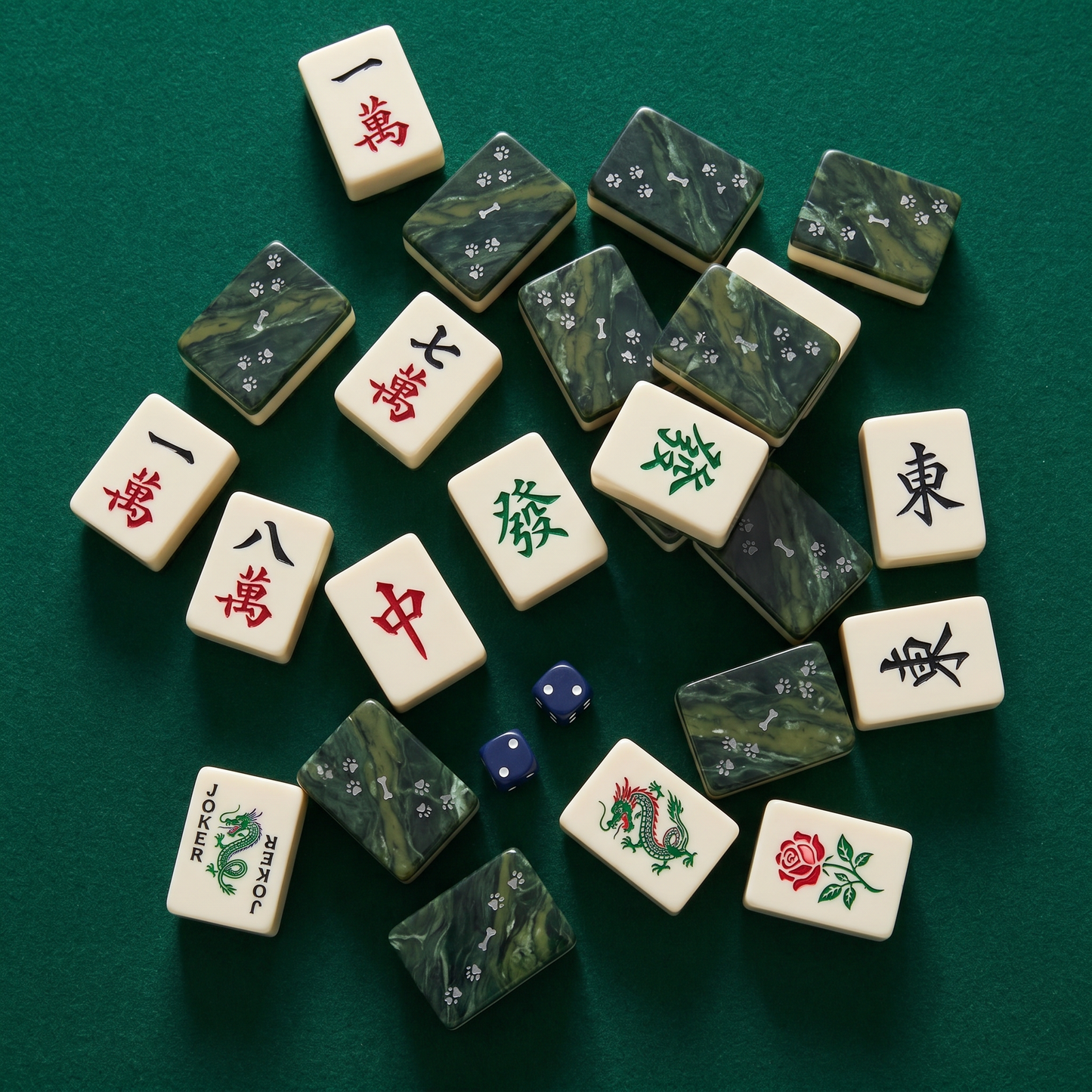 Dog Mom Mahjong Tile Set
