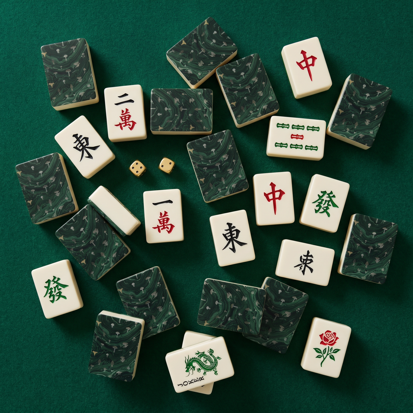 Forest Forager Mushroom Mahjong Tile Set | 166 Piece American Mahjong Cottagecore Gift