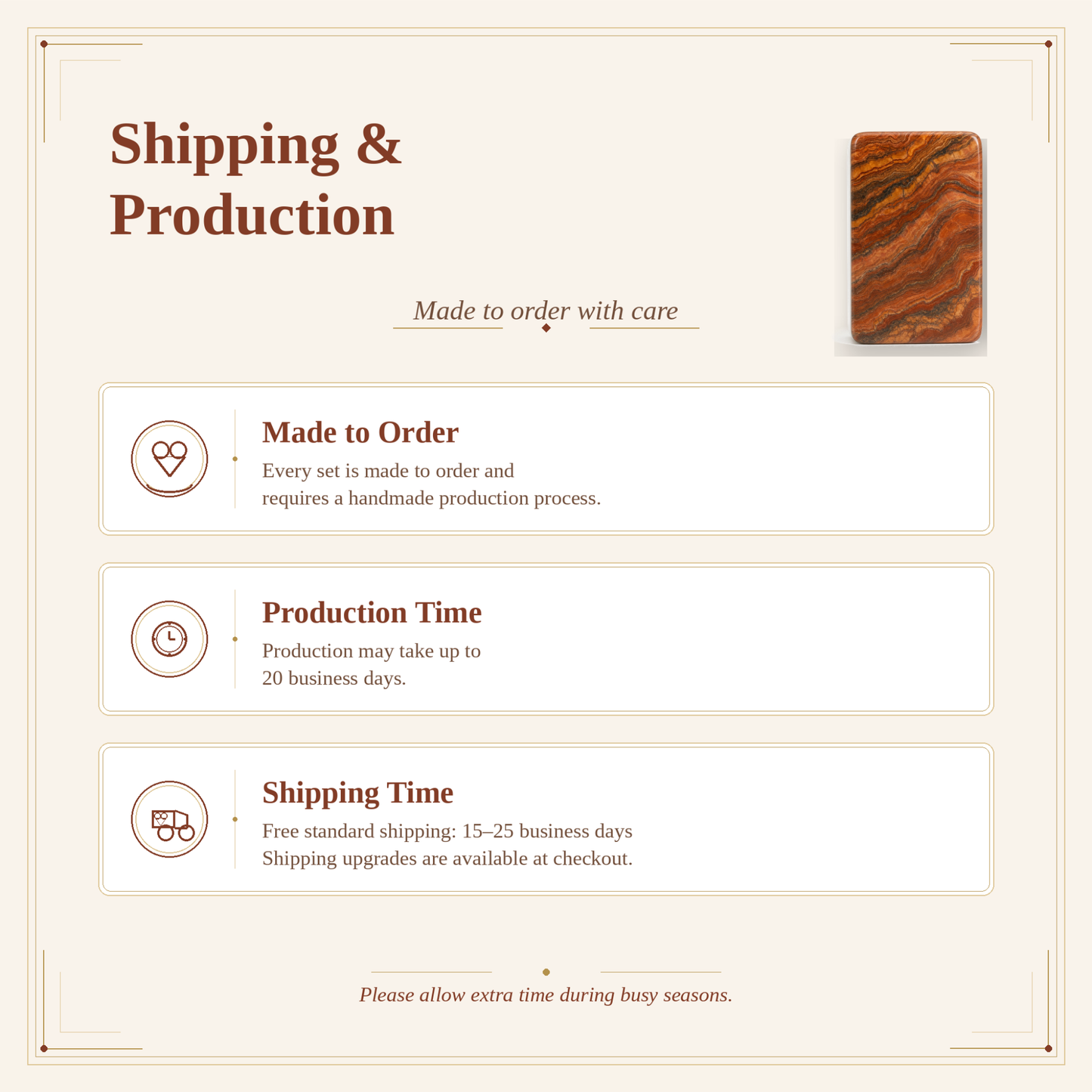 Terracotta Moroccan American Mahjong Tile Set | 166 Piece Desert Luxe Tiles