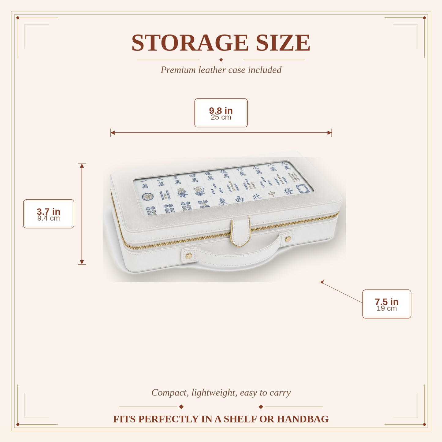 Terracotta Moroccan American Mahjong Tile Set | 166 Piece Desert Luxe Tiles