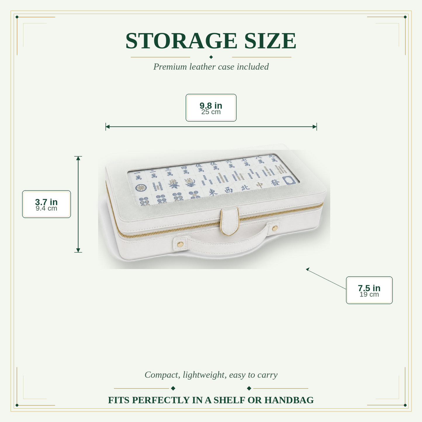 Malachite Marble Mahjong Tile Set