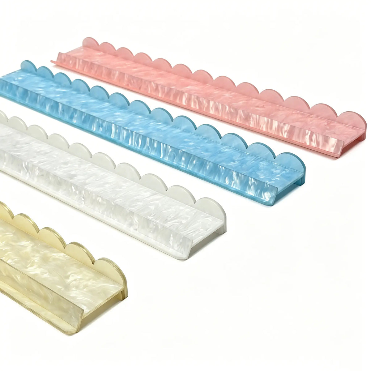 Studio Acrylic Mahjong Racks & Pushers (Set of 4) — detail view 2, Mahjong Loft