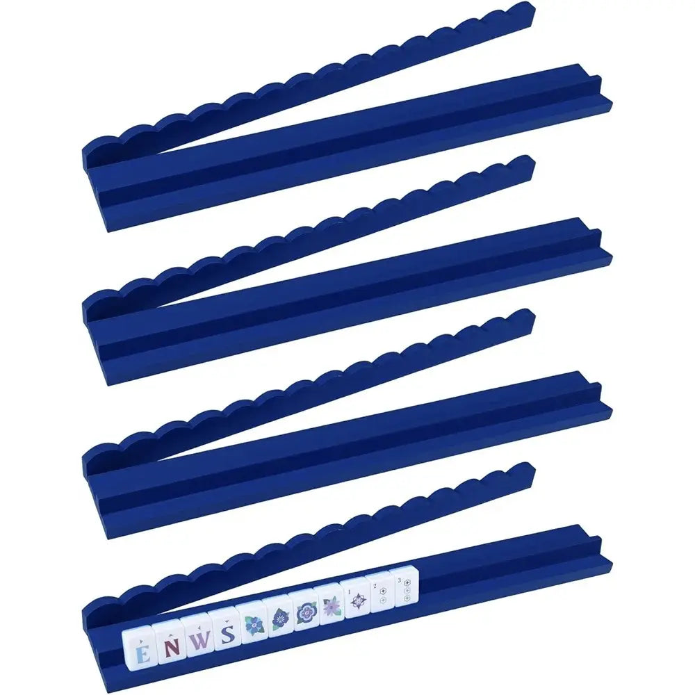 Soft Lacquer 20" Wooden Mahjong Racks & Pushers (Set of 4) — detail view 4, Mahjong Loft