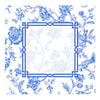 Blue Toile Garden Mahjong Mat
