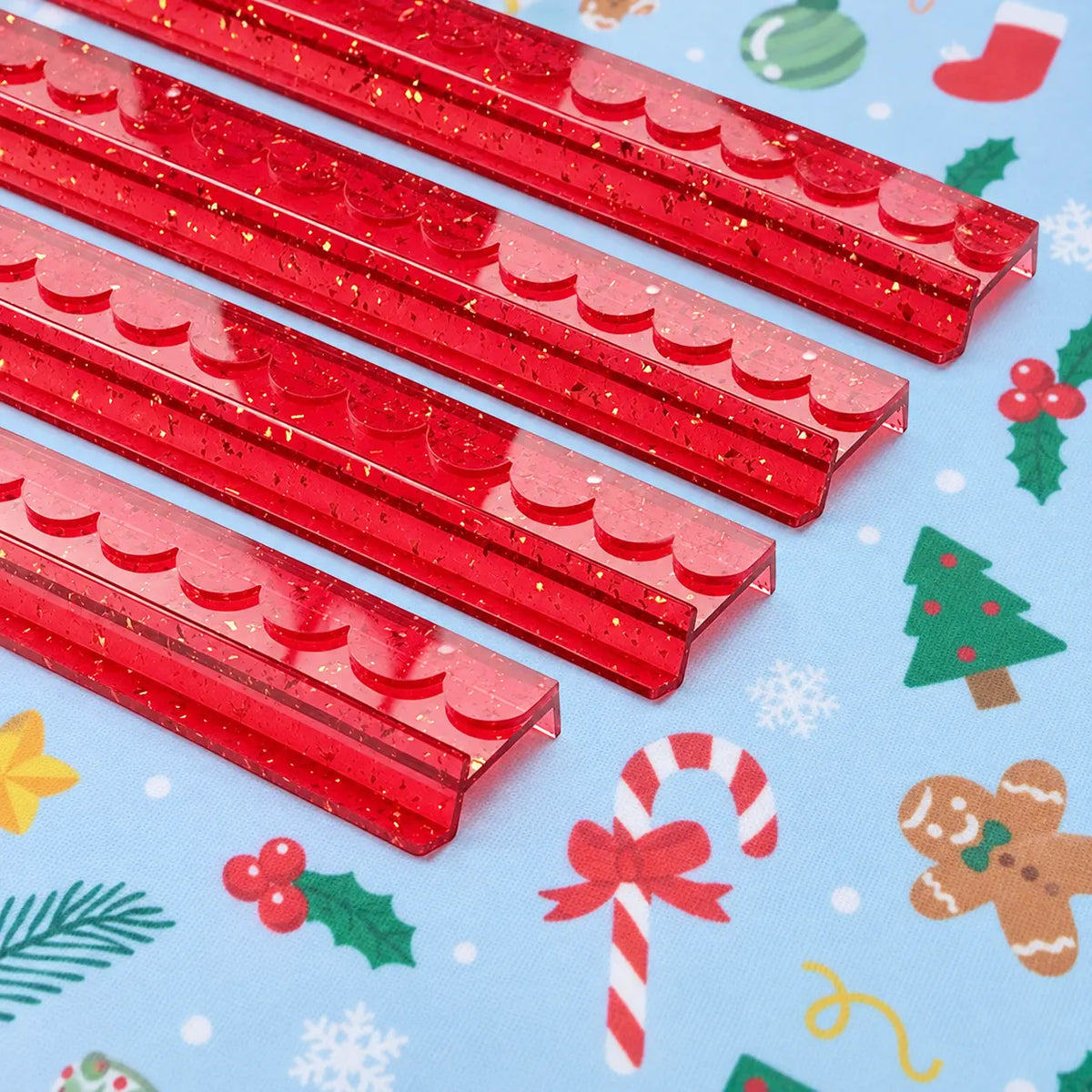 Holiday Classic 20" Mahjong Racks & Pushers (Set of 4) — detail view 1, Mahjong Loft