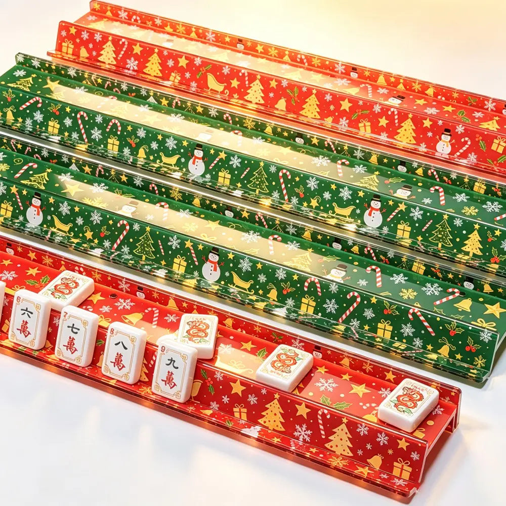 Holiday Classic 20" Mahjong Racks & Pushers (Set of 4) — detail view 2, Mahjong Loft