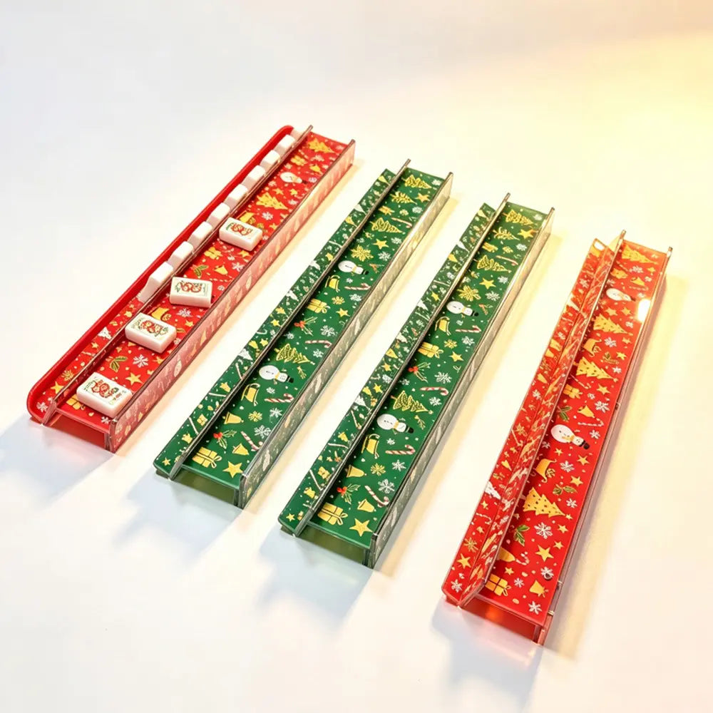 Holiday Classic 20" Mahjong Racks & Pushers (Set of 4) — detail view 5, Mahjong Loft