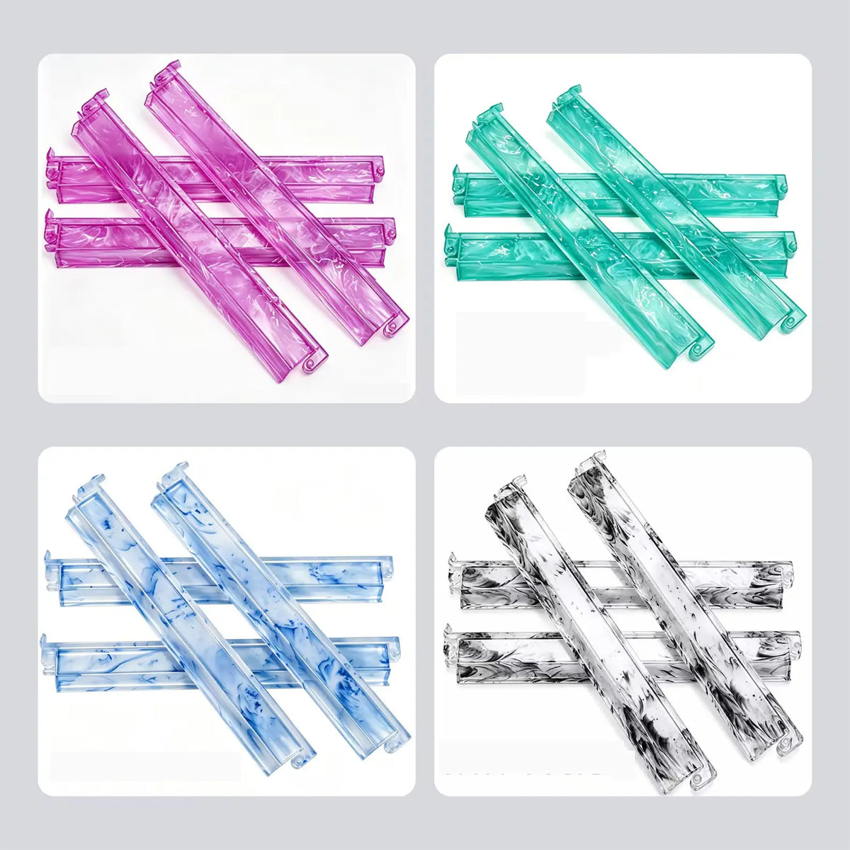 Marble Swirl 18.5" Mahjong Racks & Pushers (Set of 4) — detail view 1, Mahjong Loft