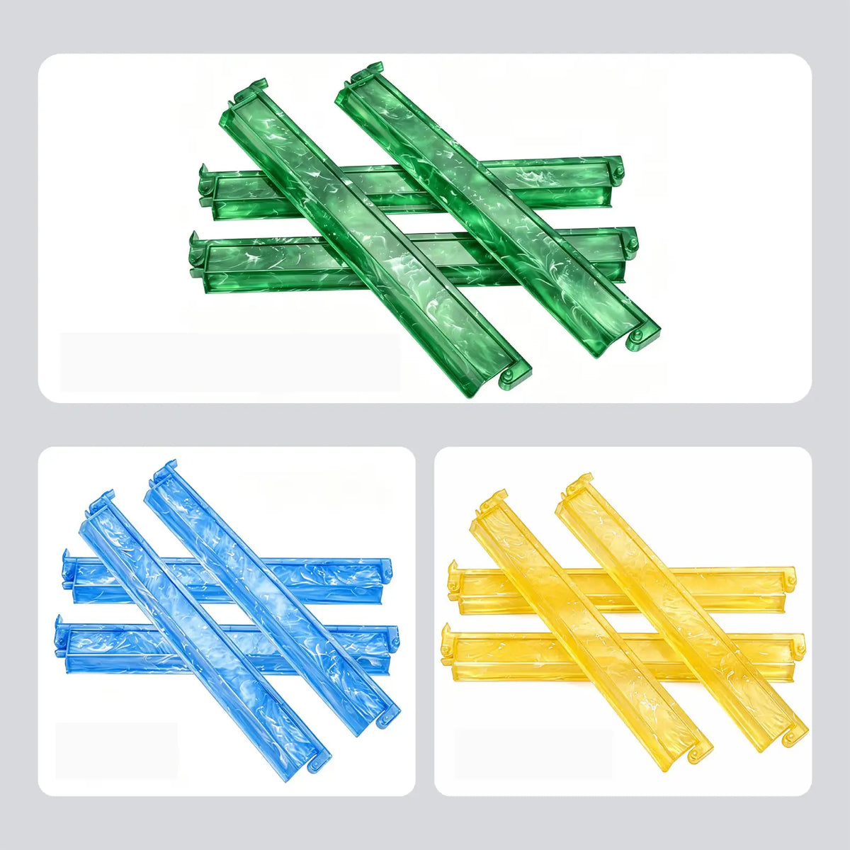 Marble Swirl 18.5" Mahjong Racks & Pushers (Set of 4) — detail view 2, Mahjong Loft