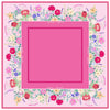 Magenta Cottage Floral Mahjong Mat