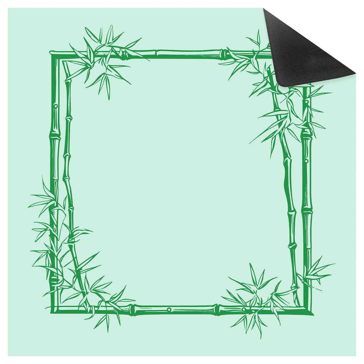 Zen Bamboo Mahjong Mat mahjong mat — detail view 1, Mahjong Loft