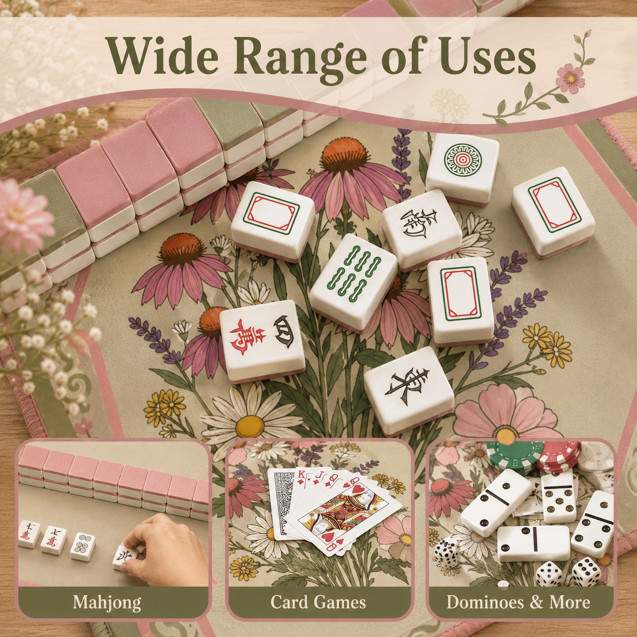 Mahjong Mat 33"x33" (Ship Folded)