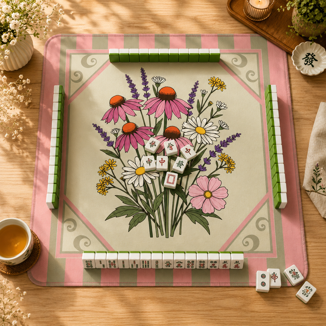 Mahjong Mat 33"x33" (Ship Folded)