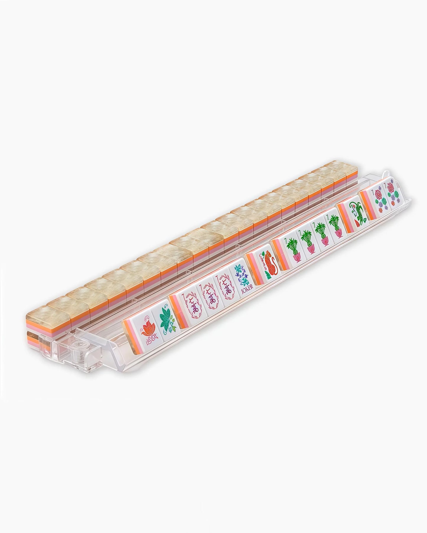 Luxury 4-Tier American Mahjong Set | 160 Pearlescent Tiles