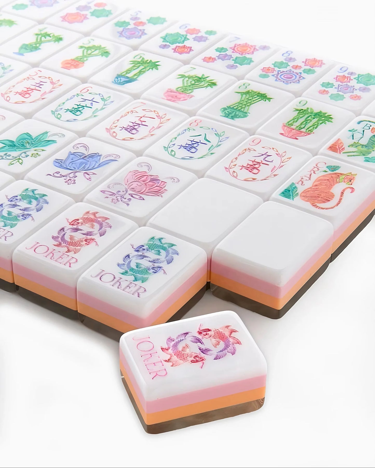 Luxury 4-Tier American Mahjong Set | 160 Pearlescent Tiles