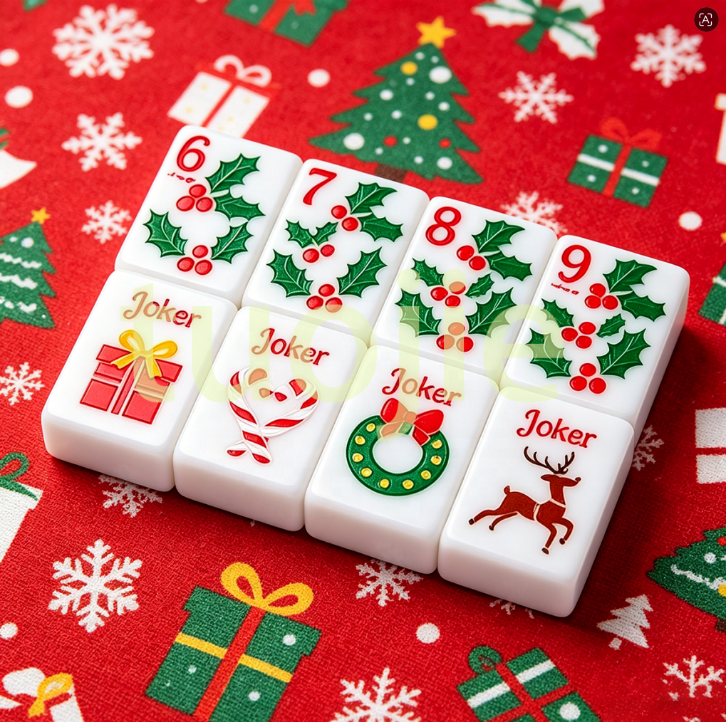 Nutcracker Night Acrylic American Mahjong Tile Set — product image 3 of 5
