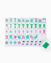 Emerald Monkey Acrylic American Mahjong Tile Set