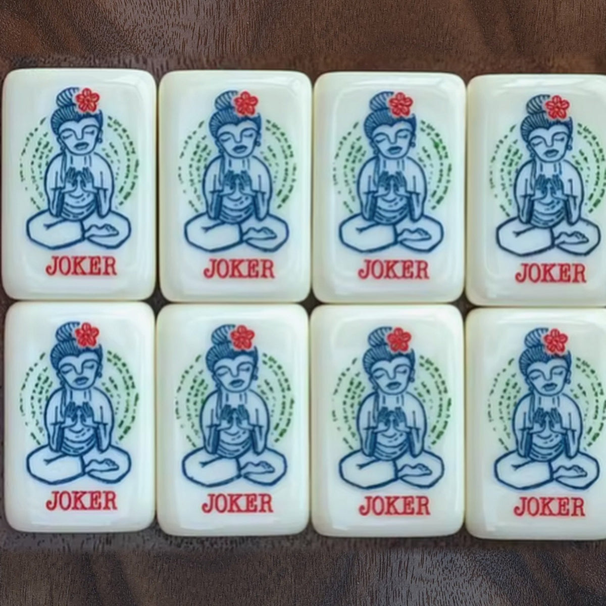 Florence Cream zen joker tiles from an American mahjong set