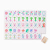 Pearl Petal Acrylic American Mahjong Tile Set