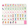 Pink Garden Acrylic American Mahjong Tile Set