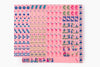 Pink Riviera Acrylic American Mahjong Tile Set