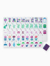 Royal Orchid Acrylic American Mahjong Tile Set