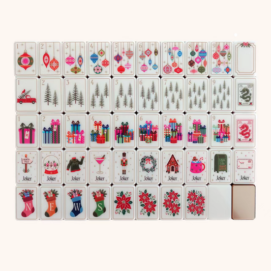 Starlight Noël Acrylic American Mahjong Tile Set — product image 2 of 6