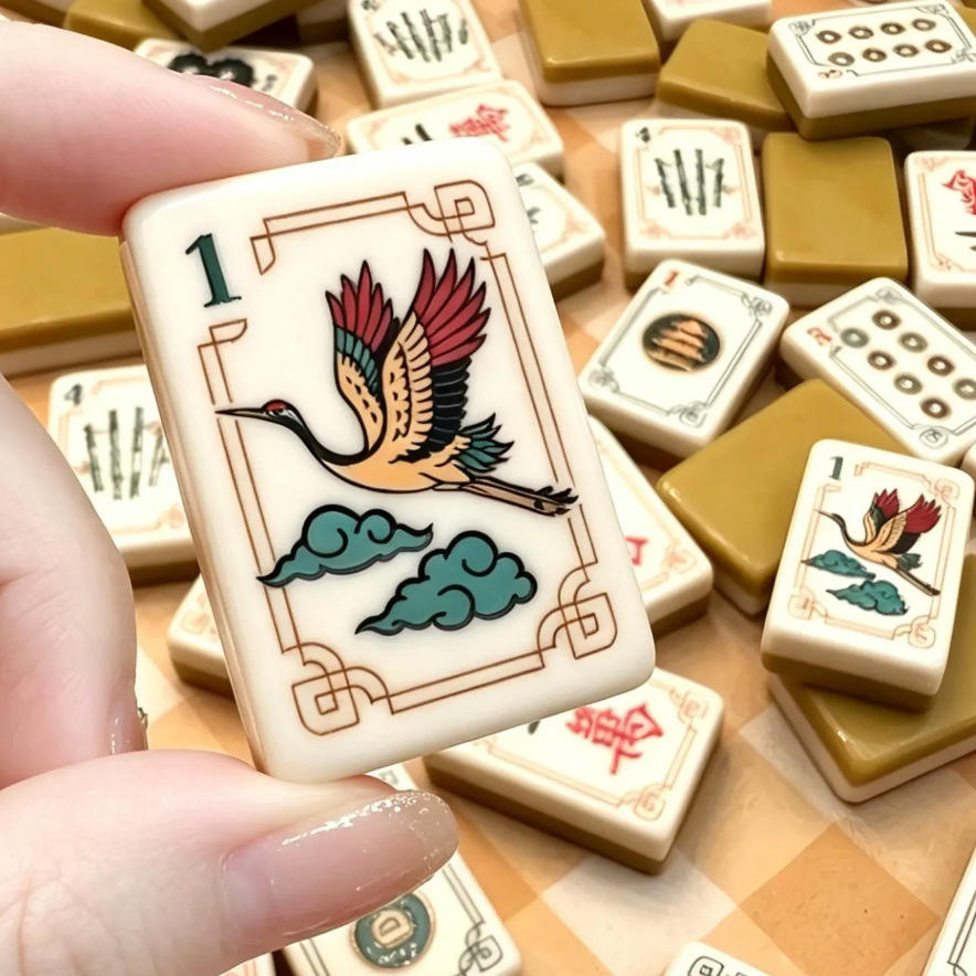 Turmeric Heritage Acrylic American Mahjong Tile Set