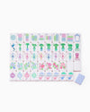 Violet Coral Acrylic American Mahjong Tile Set